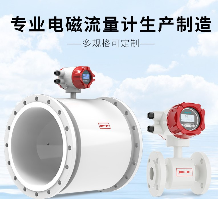 LUGB 厂家LDG电磁流量计泥浆工业废水防酸腐管道(图1)