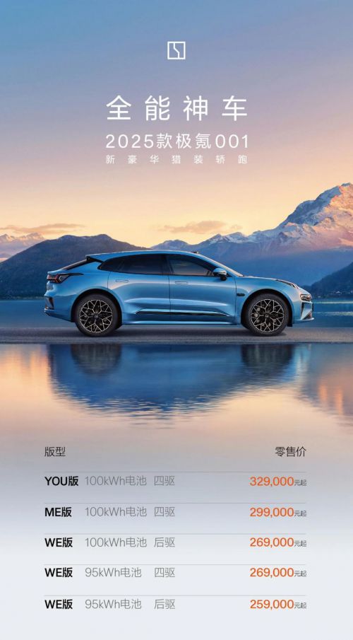 极氪001发布2025款车型智能驾驶与用户体验全面进化(图3)